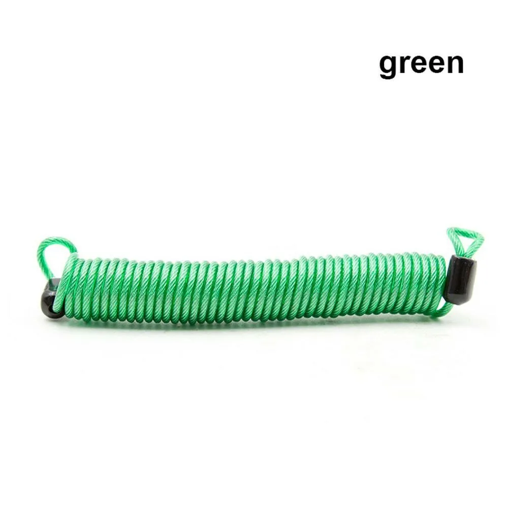 2.5m Safety Disc Brake Anti-theft Security Reminder Motorcycle Alarm Bold Spring Cable Helmet Wire Bicycle Lock Rope