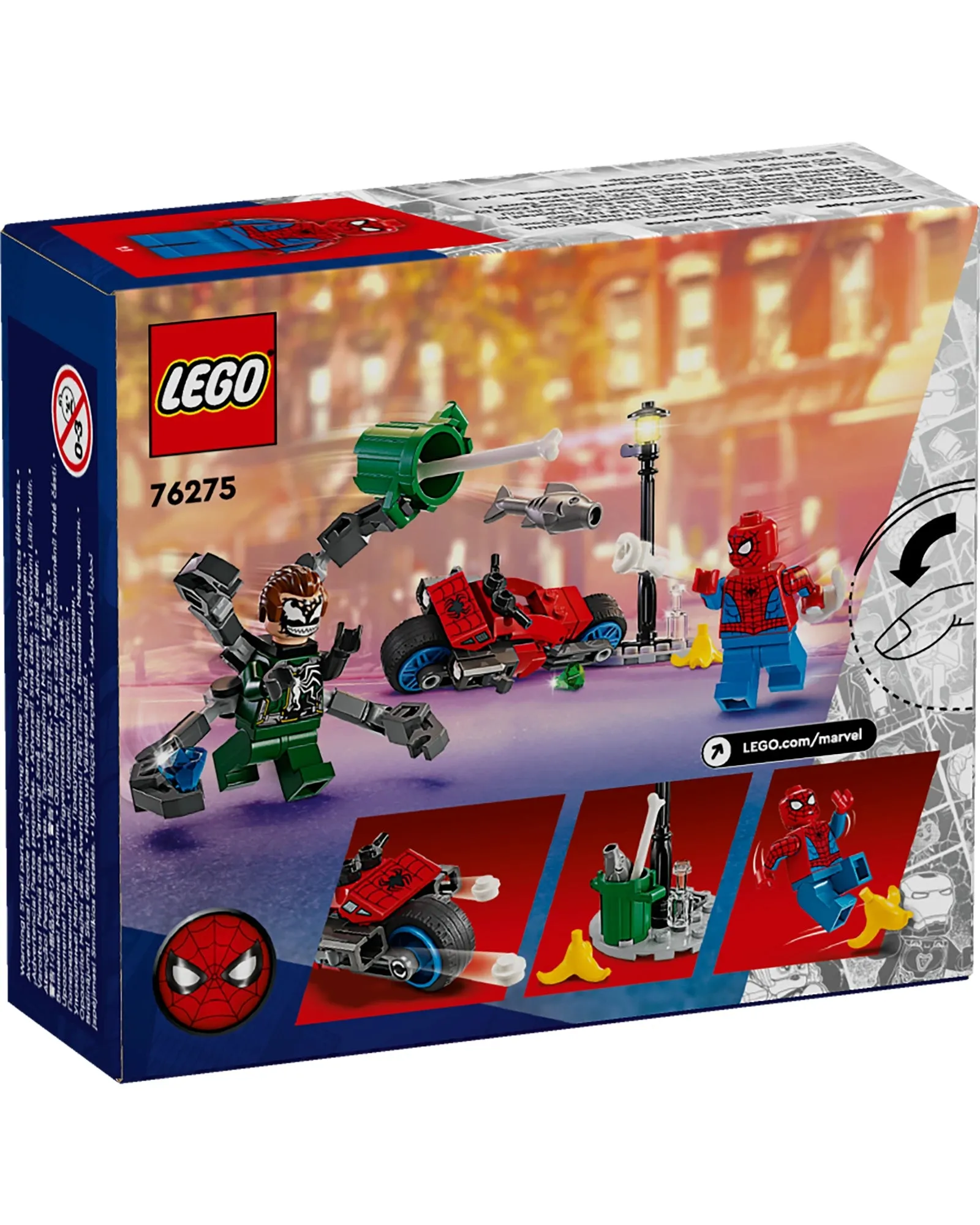 76275 Motorcycle Chase: Spider-Man vs. Doc Ock