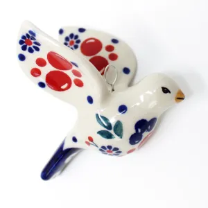 Bird-Ornament in Traditional Cherries
