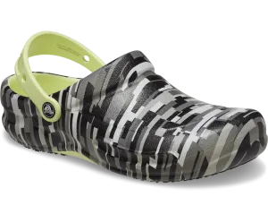 Bistro Graphic Clog - black/lime