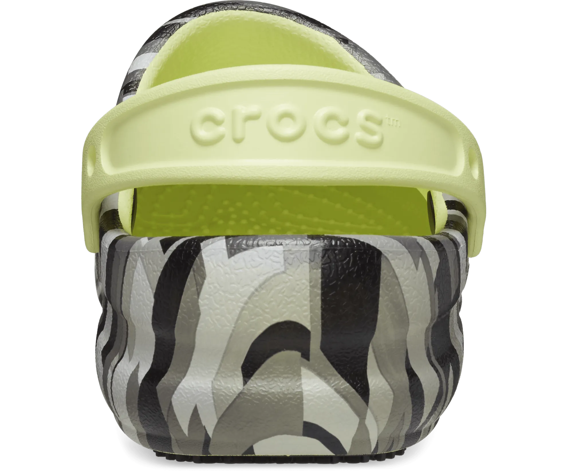 Bistro Graphic Clog - black/lime