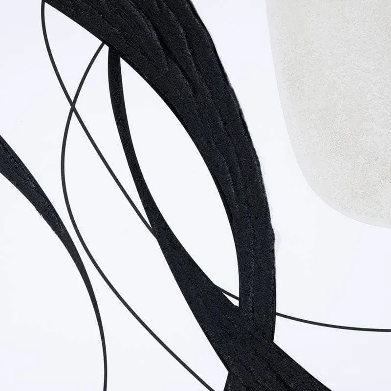 Black Painting On Canvas 2 (17019)