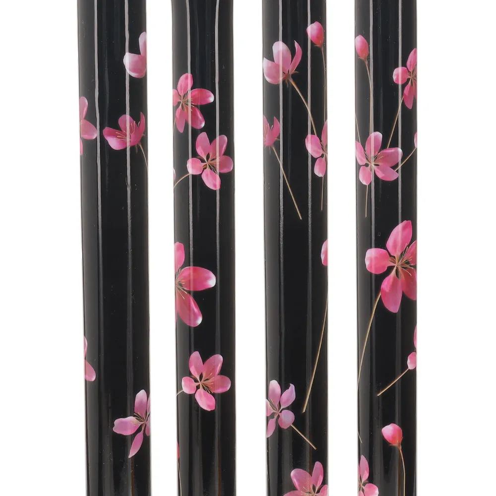 Blossoming Pink Flower Derby Cane - Carbon Fiber