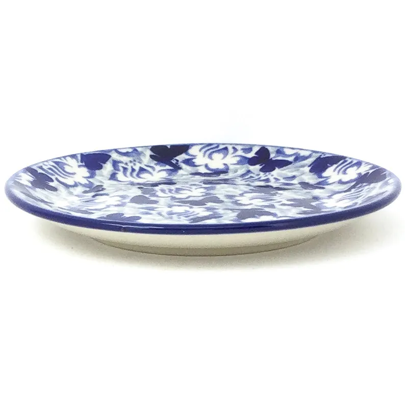 Bread & Butter Plate in Blue Butterfly