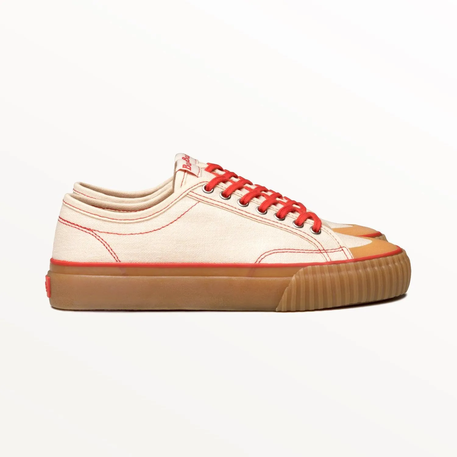Off-White and Red Buddy x CC Hemp Designer Sneakers