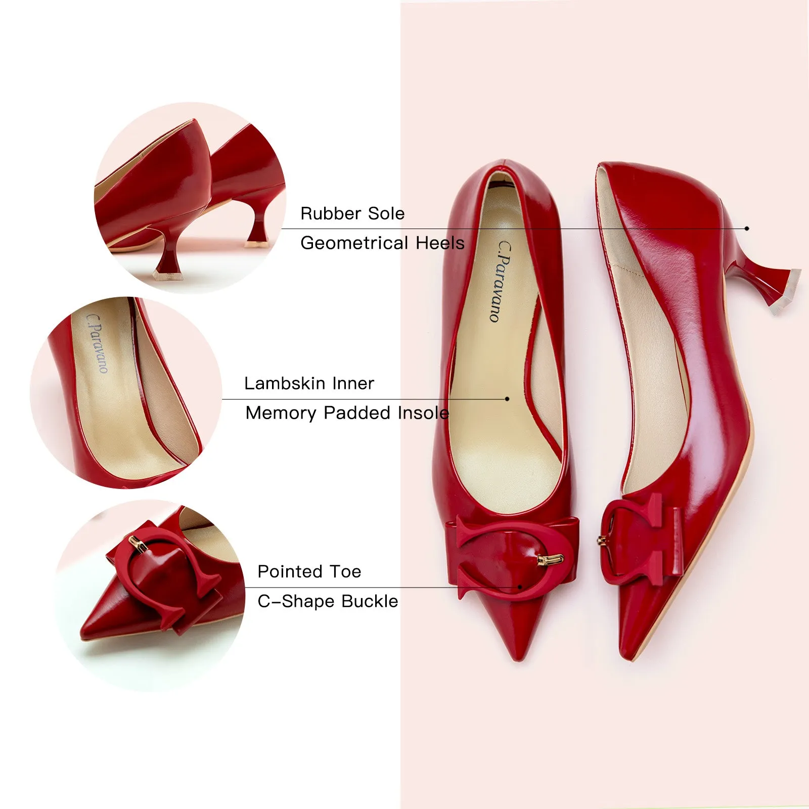 C Buckle Pumps (Olivia)