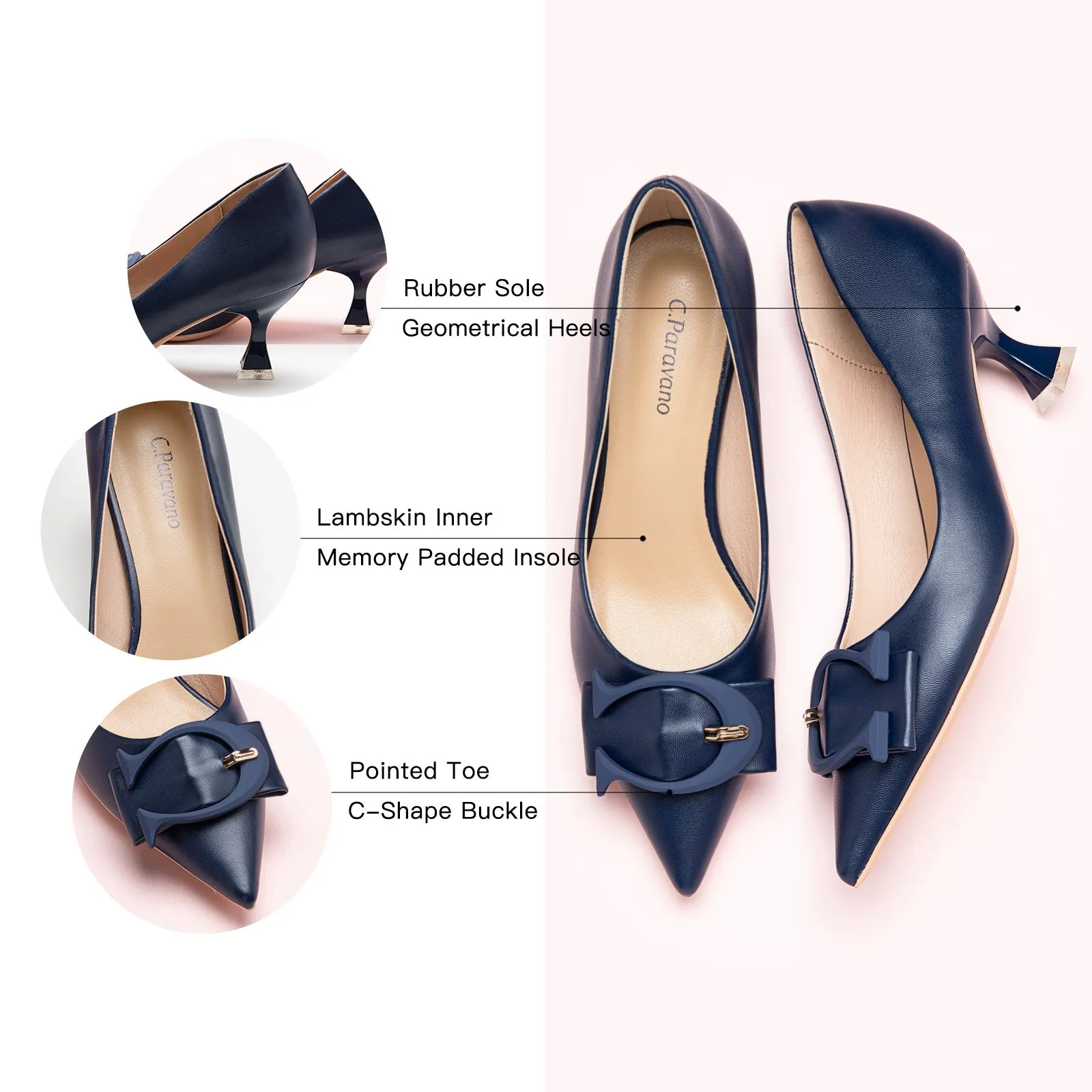C Buckle Pumps (Olivia)
