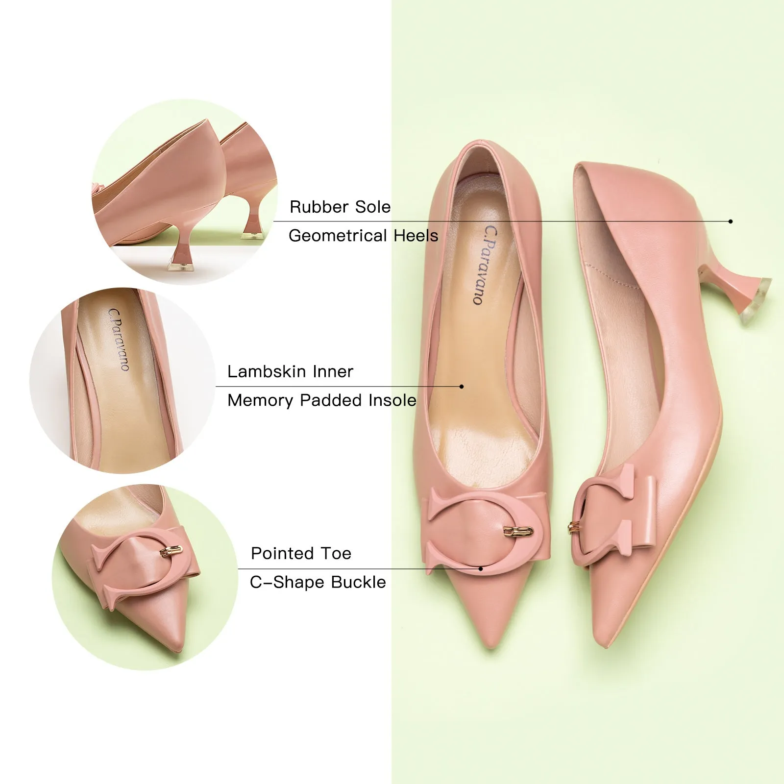C Buckle Pumps (Olivia)