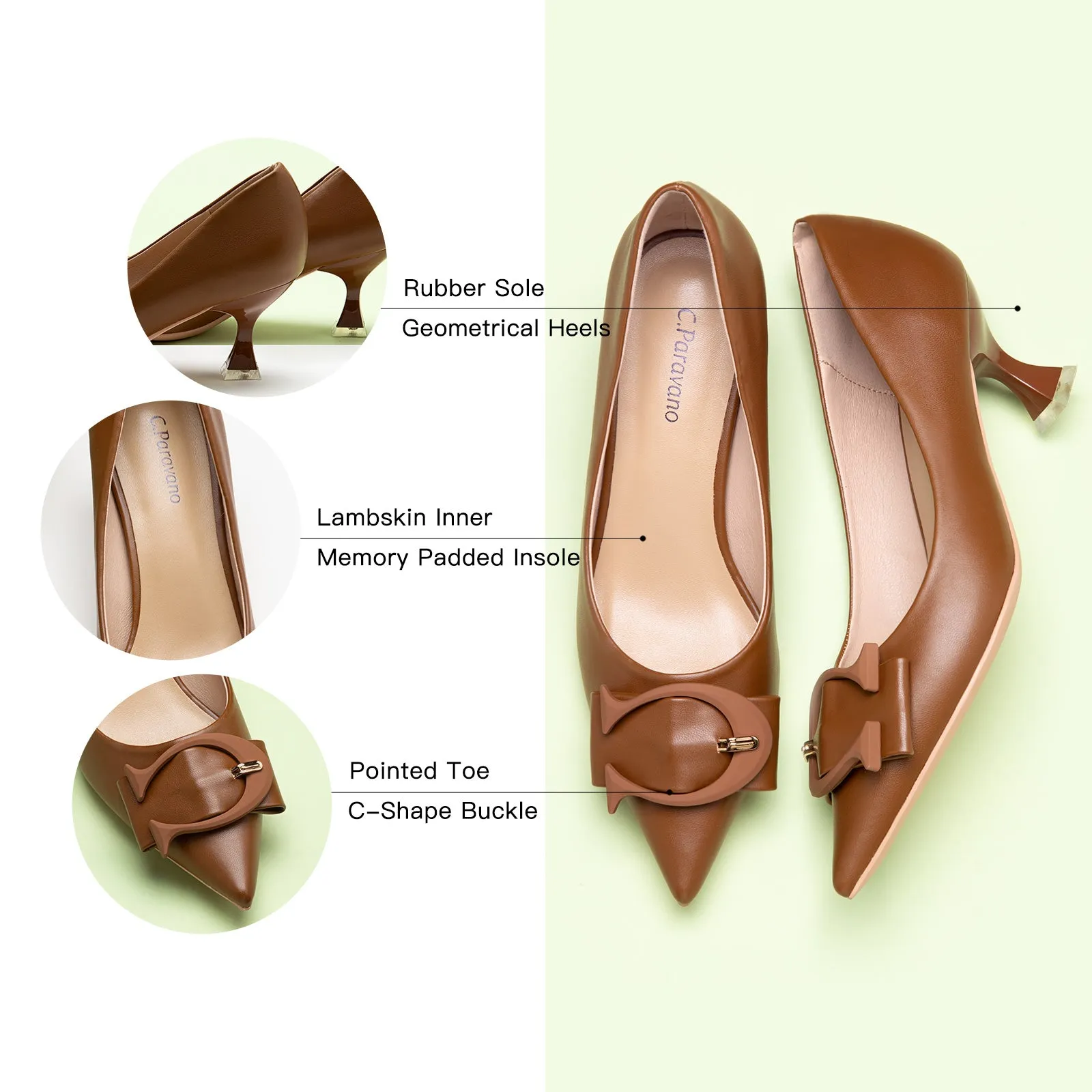 C Buckle Pumps (Olivia)