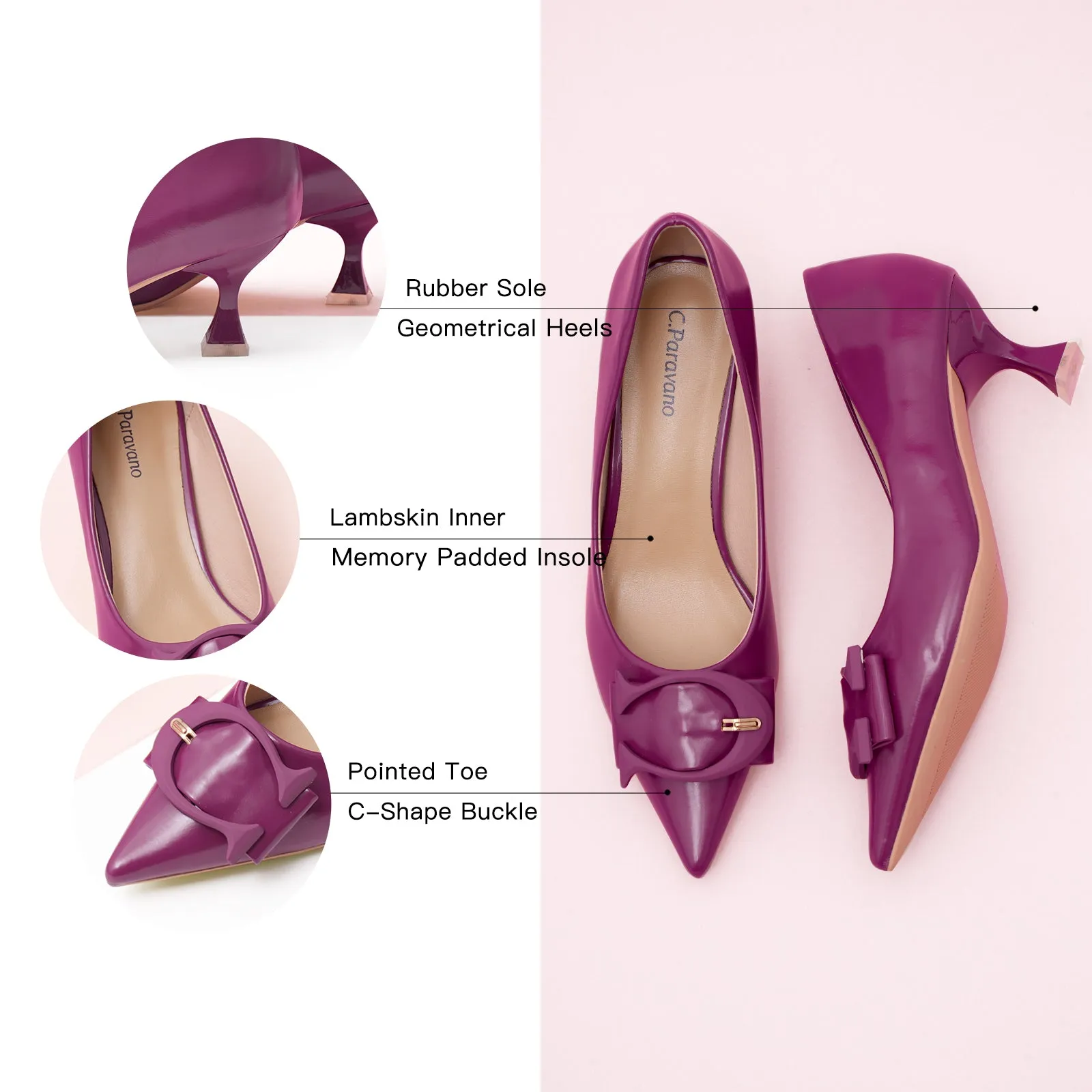 C Buckle Pumps (Olivia)