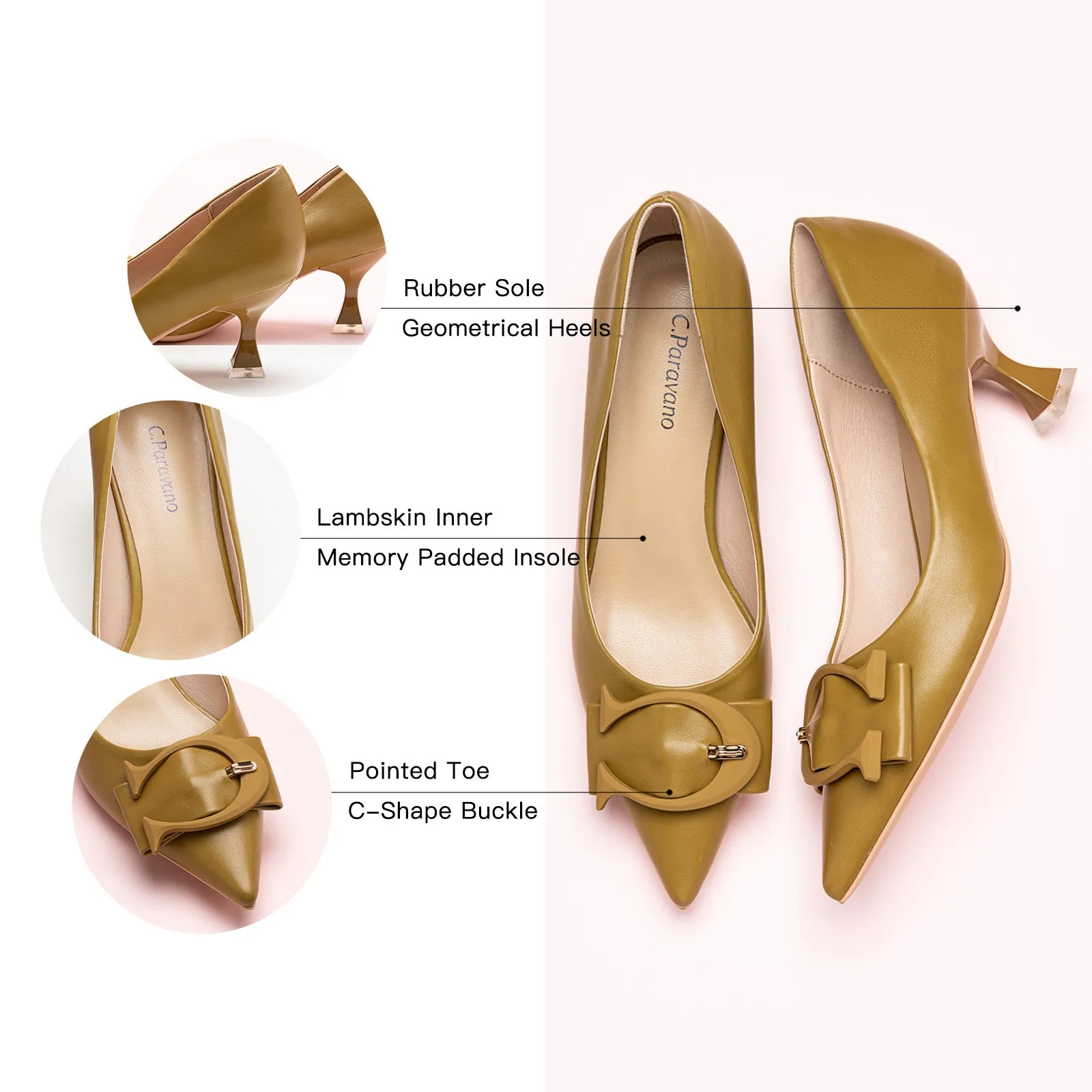 C Buckle Pumps (Olivia)