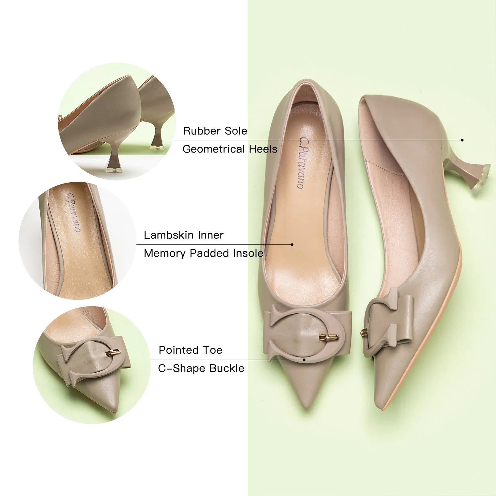 C Buckle Pumps (Olivia)