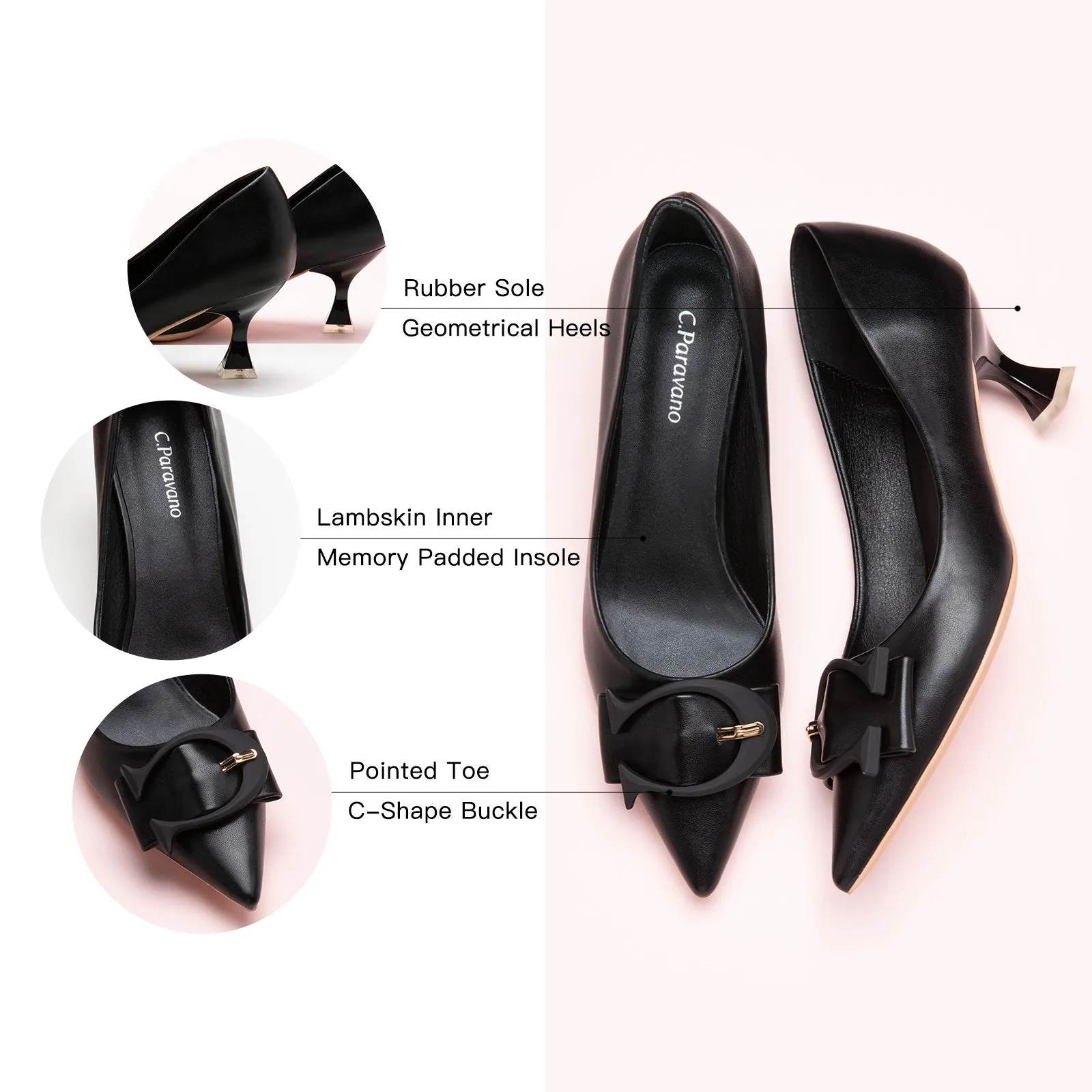 C Buckle Pumps (Olivia)