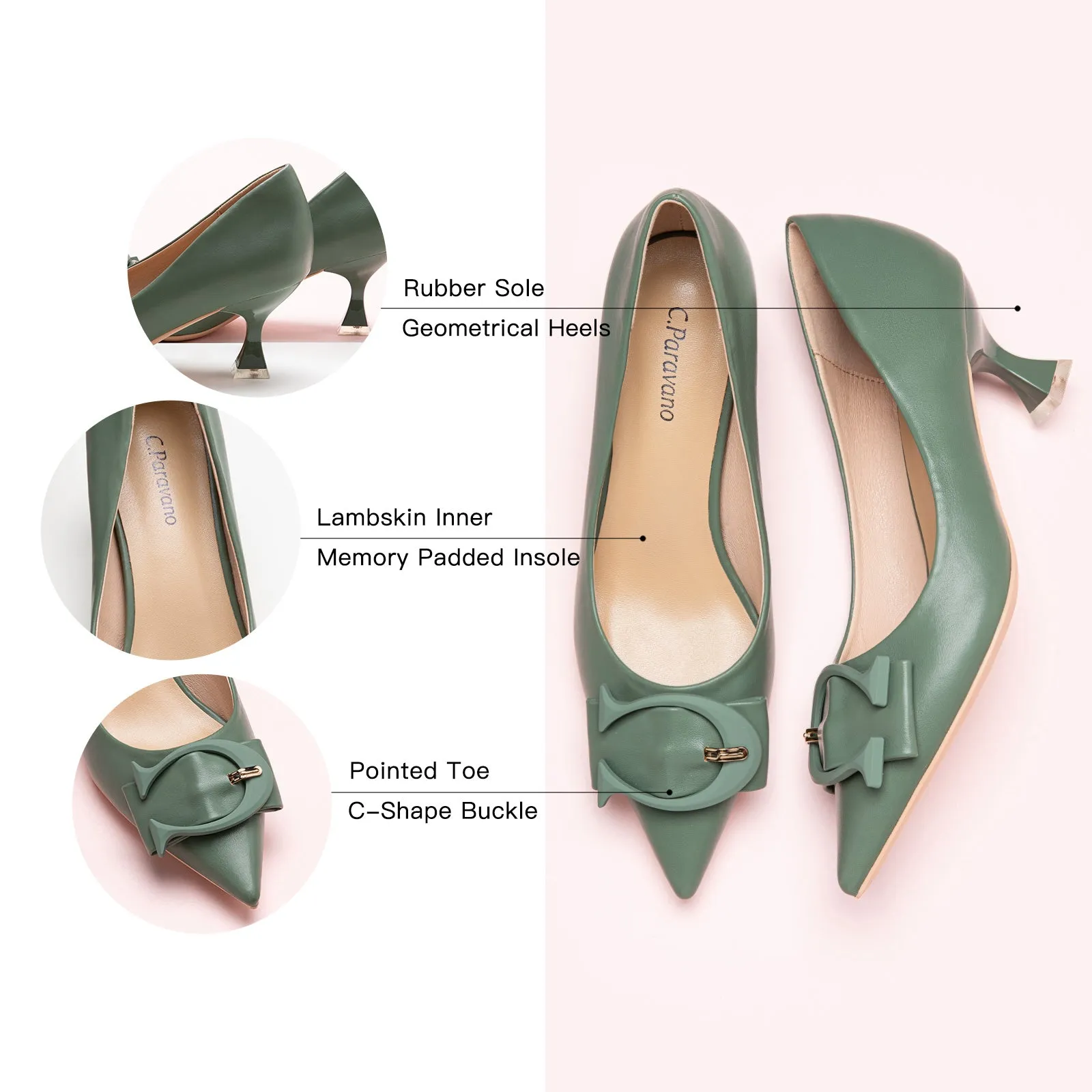 C Buckle Pumps (Olivia)