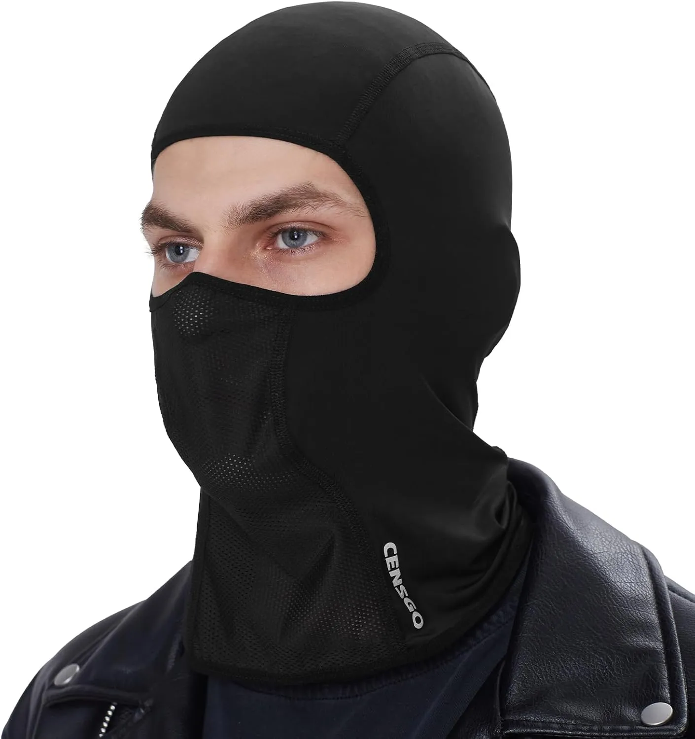 CENSGO Cooling Motorcycle Balaclava Helmet Liner, Breathable Face Cover, Lightweight Shiesty Mask for Men Women Summer Riding