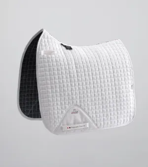 Close Contact Cotton Dressage Saddle Pad White