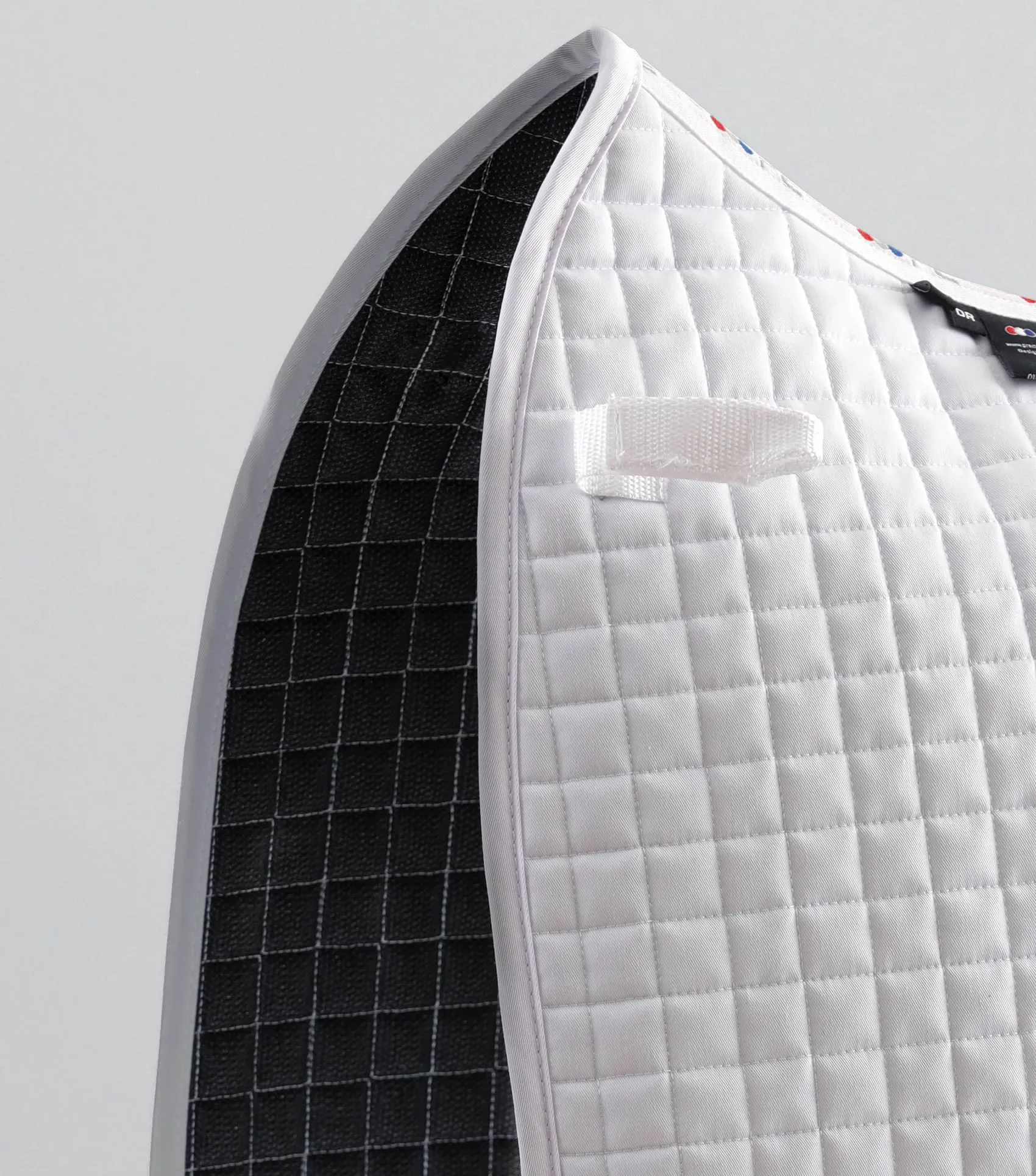 Close Contact Cotton Dressage Saddle Pad White