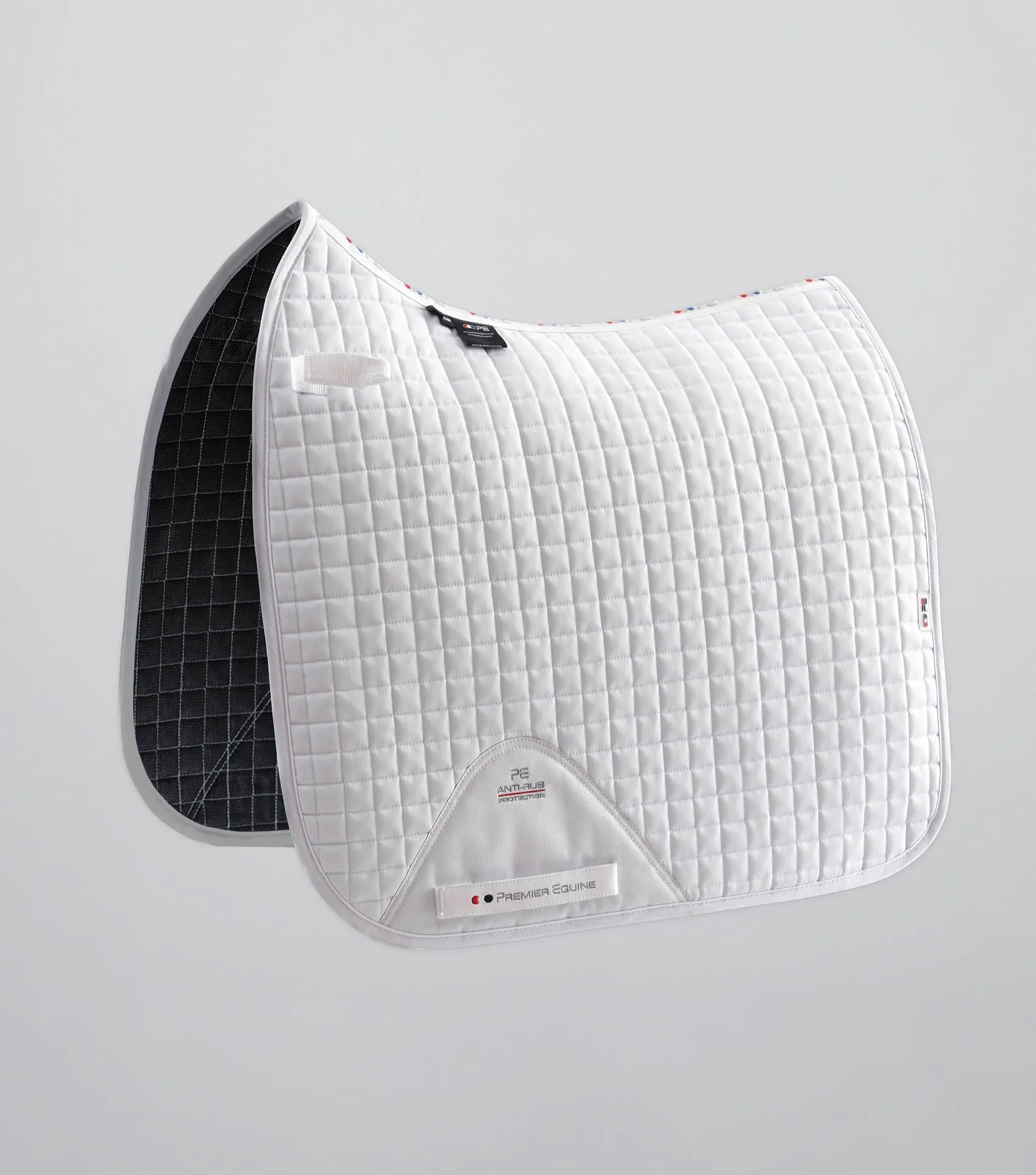 Close Contact Cotton Dressage Saddle Pad White