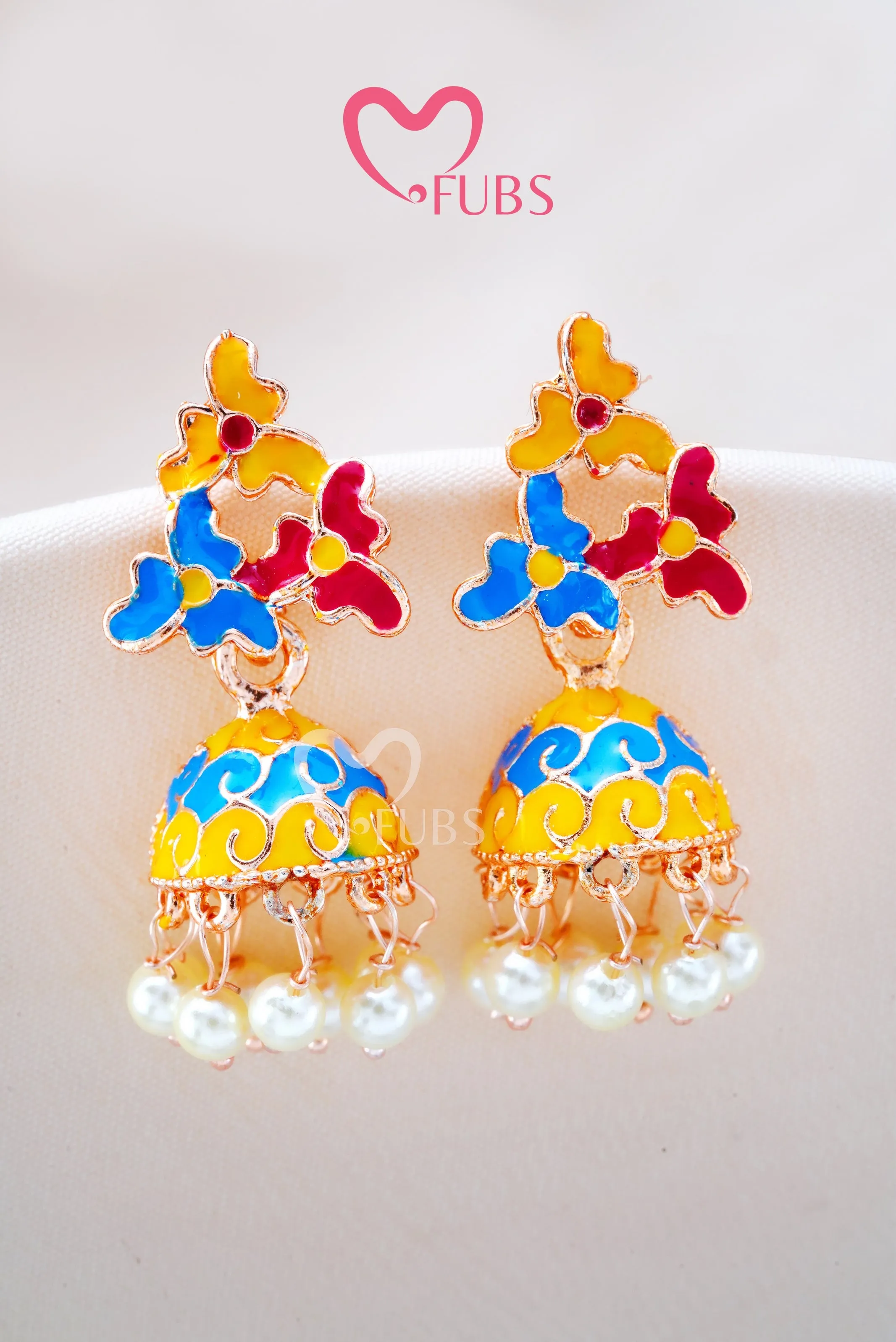 Daisy Delight Jhumkas