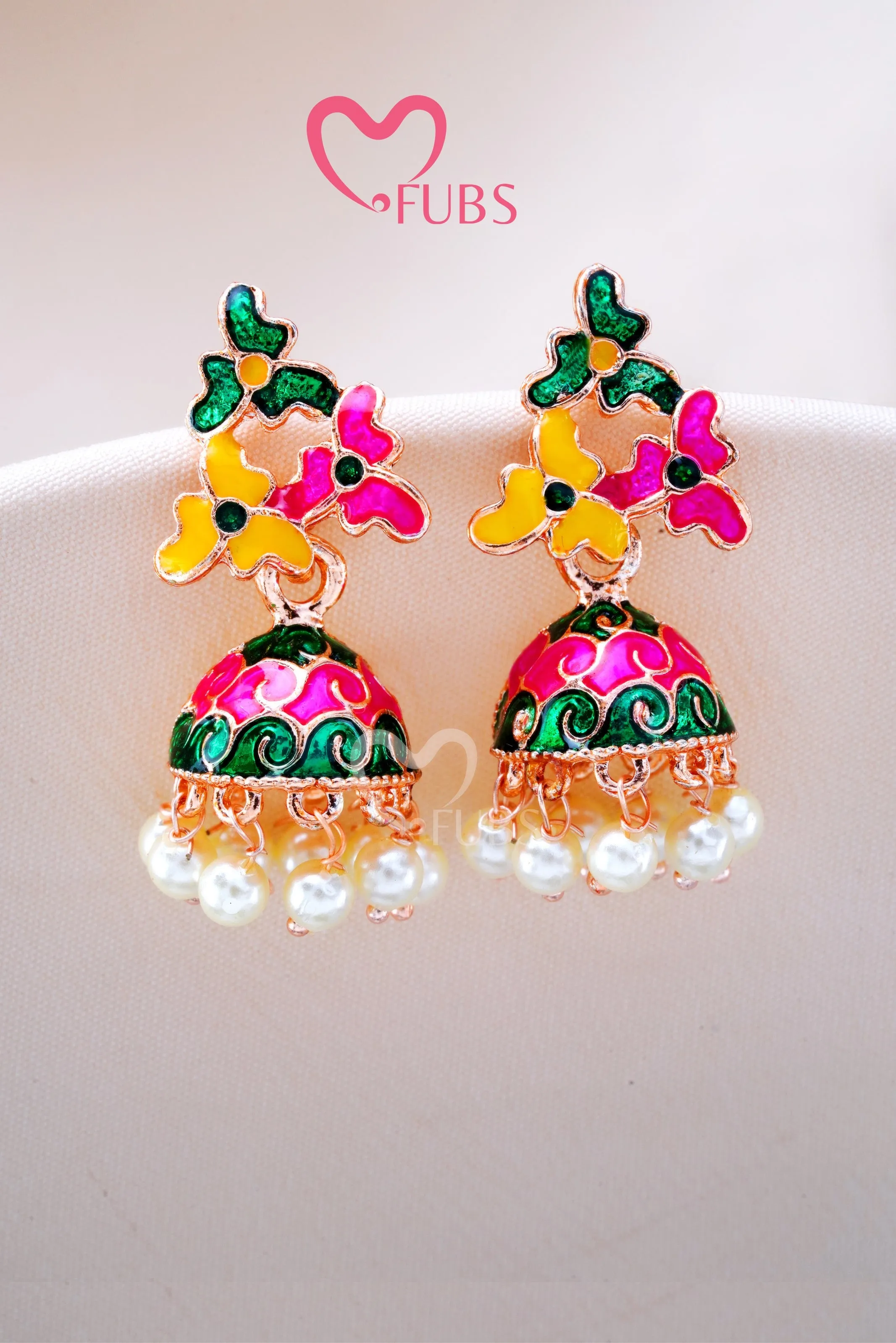 Daisy Delight Jhumkas