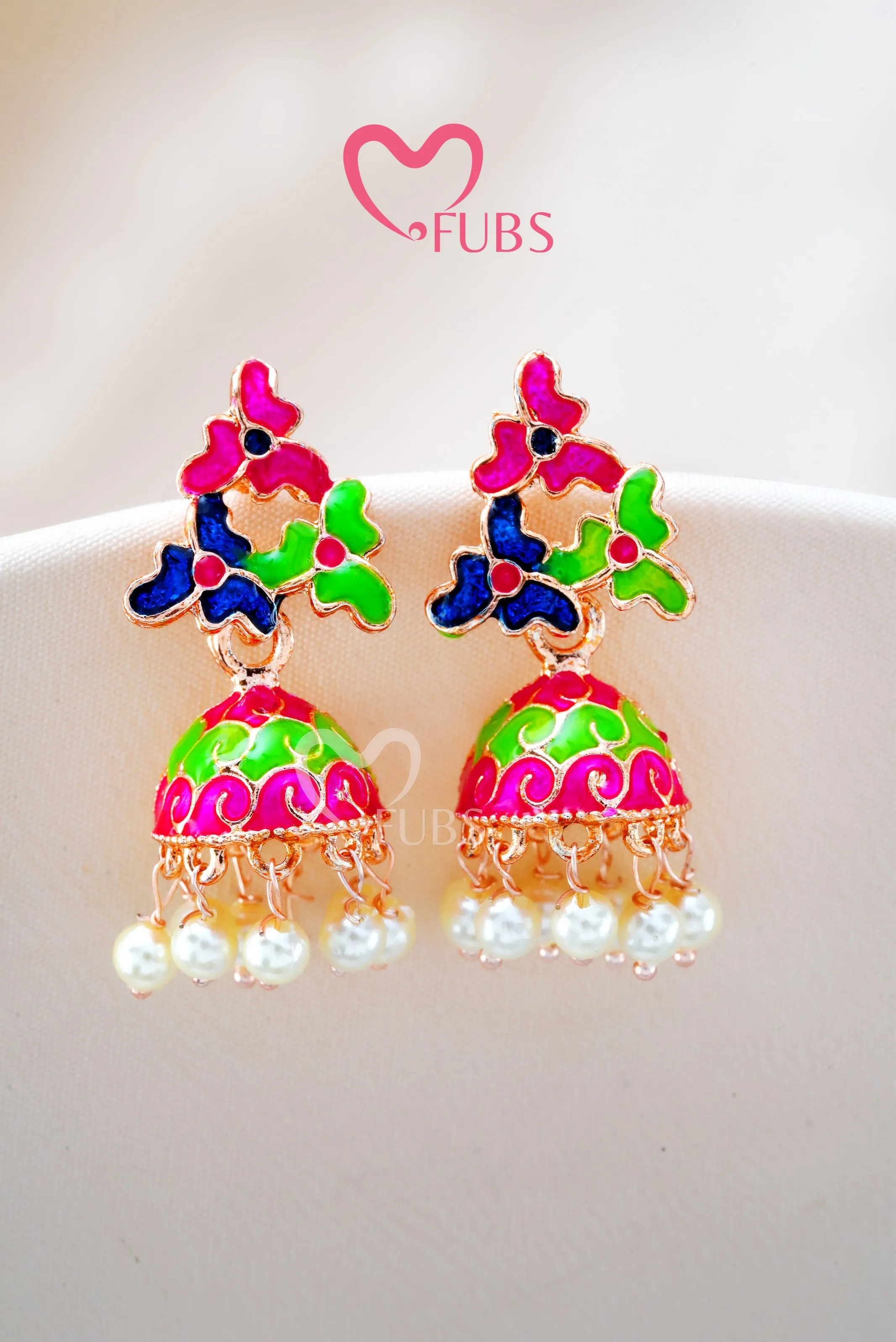 Daisy Delight Jhumkas
