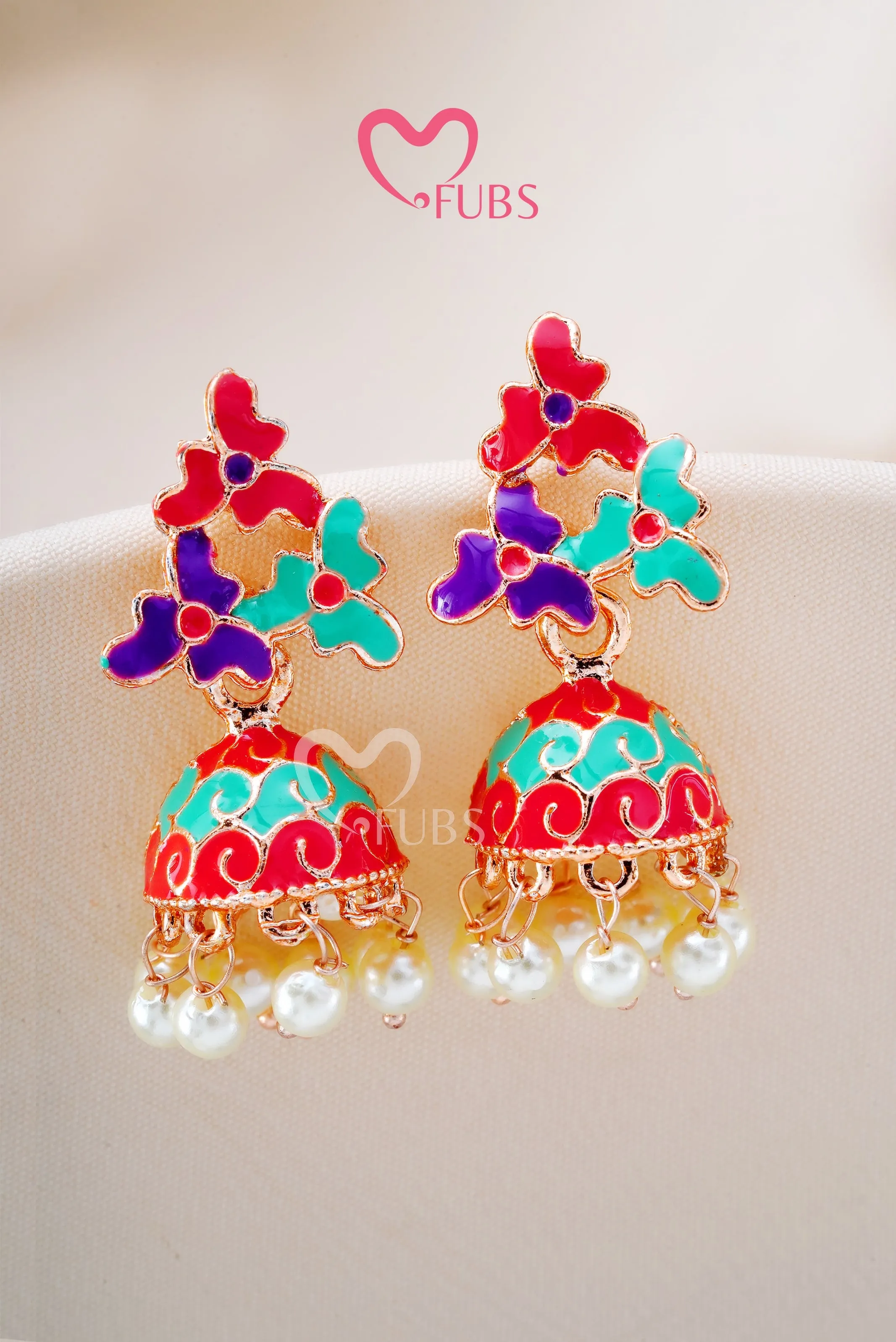 Daisy Delight Jhumkas
