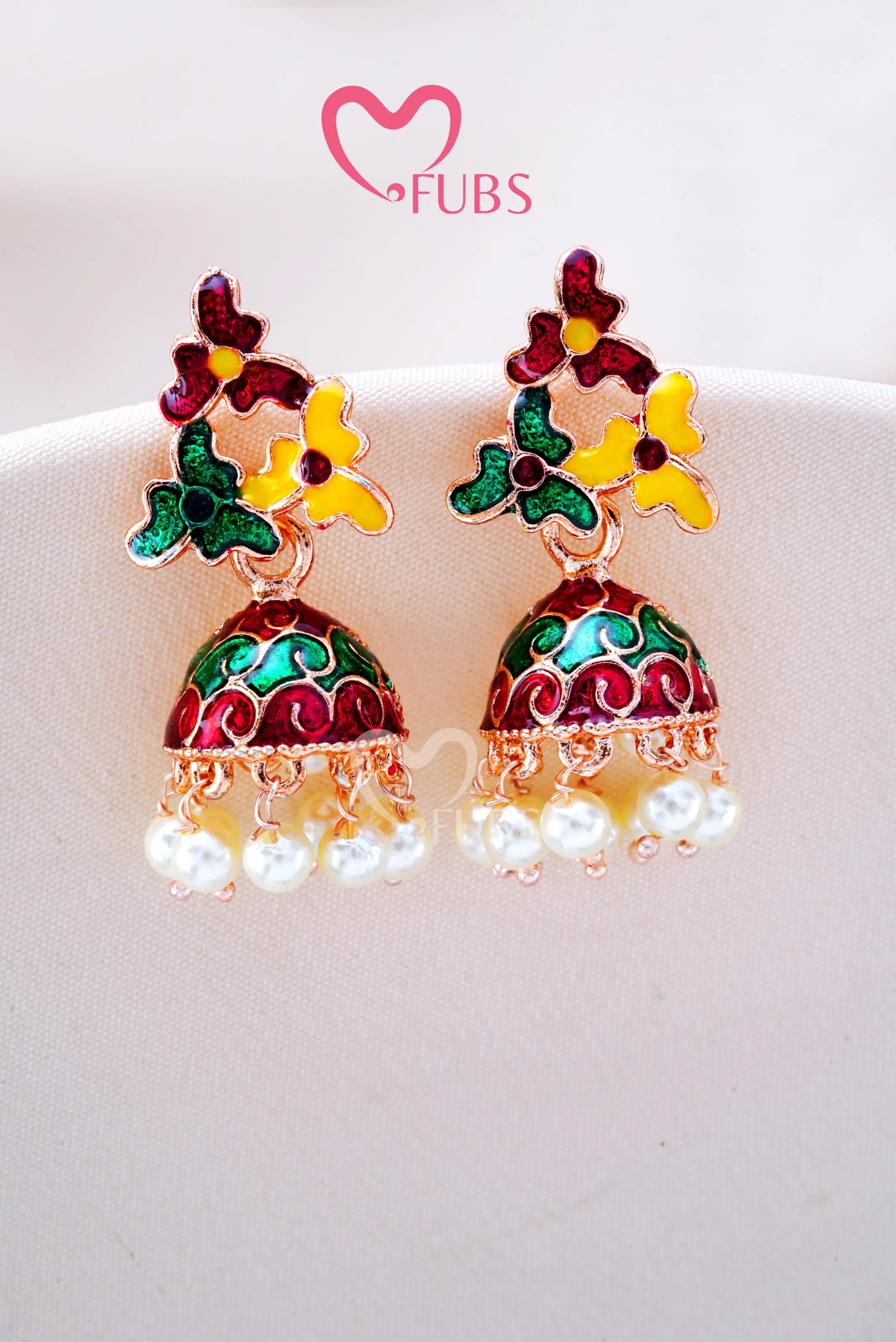 Daisy Delight Jhumkas