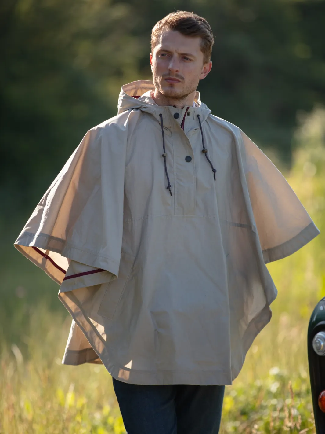 Derby Unisex Dry Wax Cape - Grey