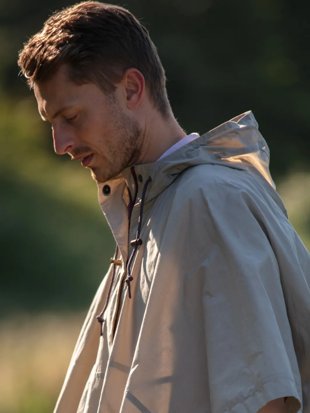 Derby Unisex Dry Wax Cape - Grey