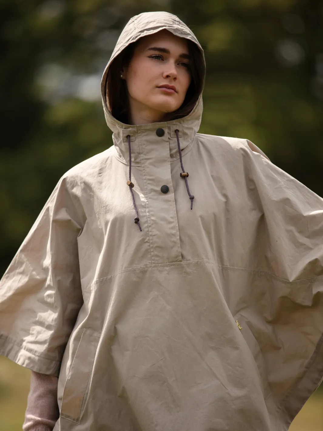 Derby Unisex Dry Wax Cape - Grey