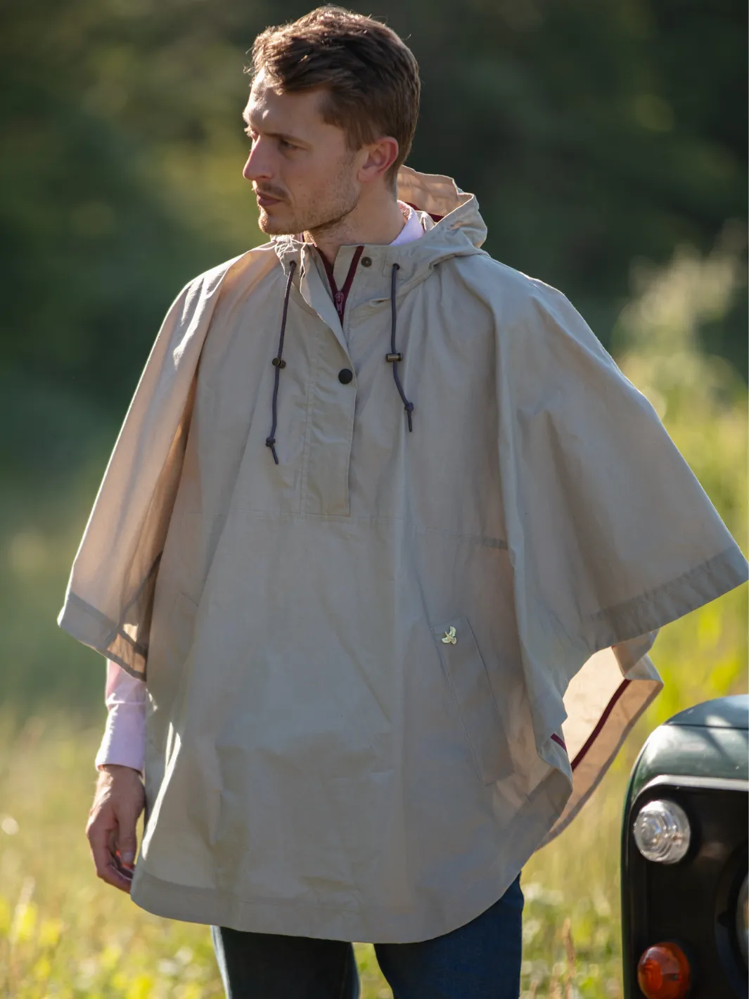 Derby Unisex Dry Wax Cape - Grey