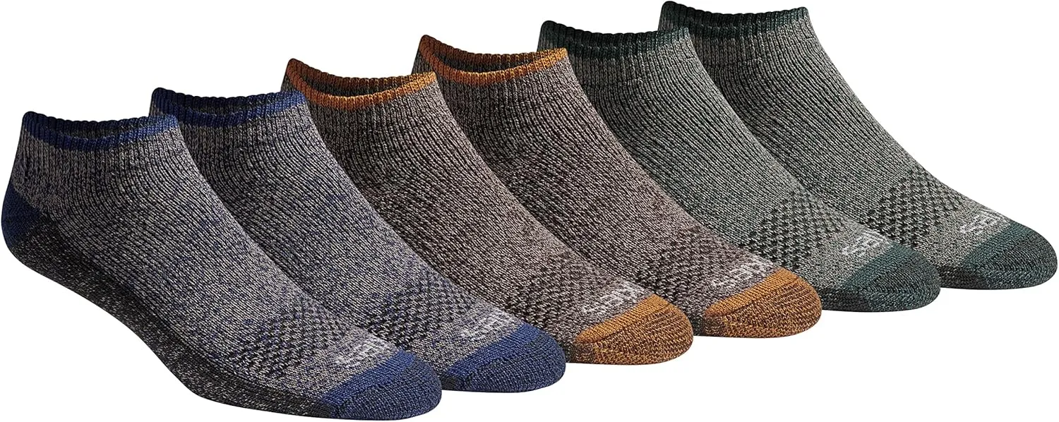 Dickies Men's Dri-tech Moisture Control No Show Socks, Available in M-XXL (6, 12 Pairs)