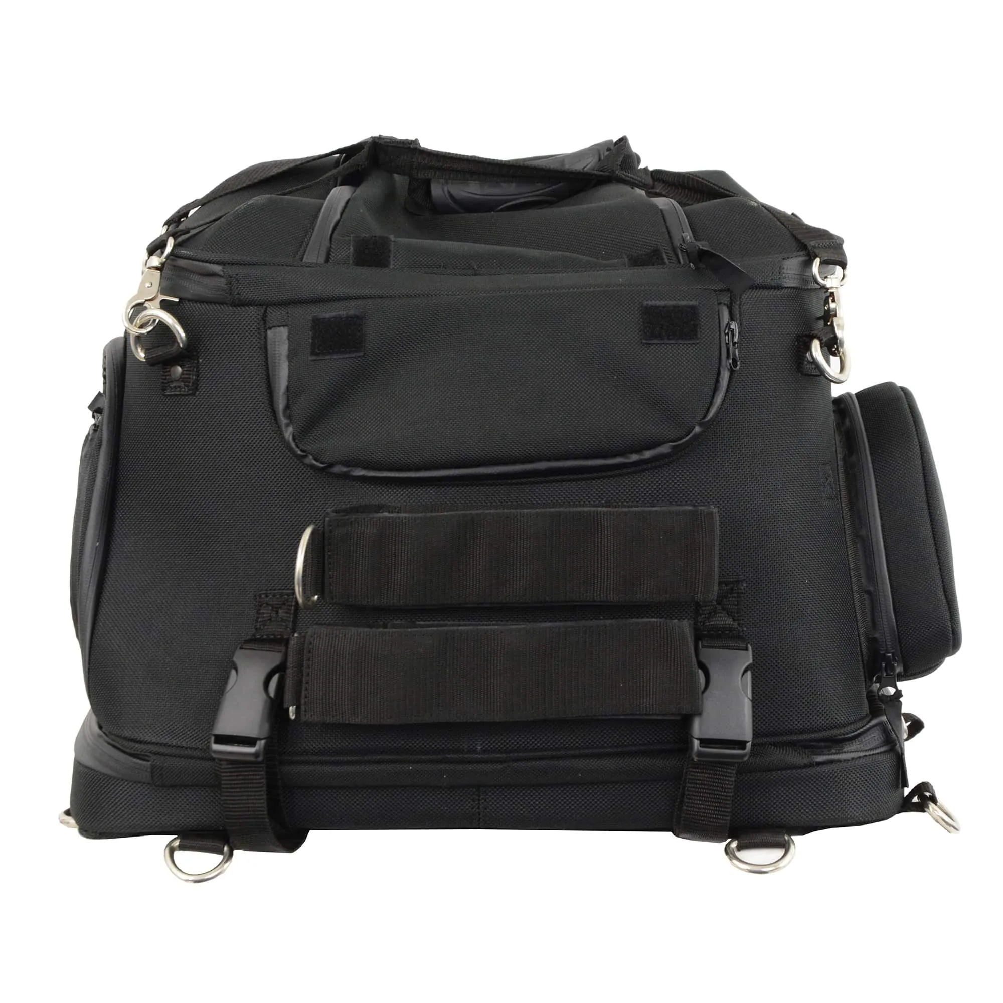 Heavy Duty Motorcycle Pet Carrier Sissy Bar Bag (16X12X13)