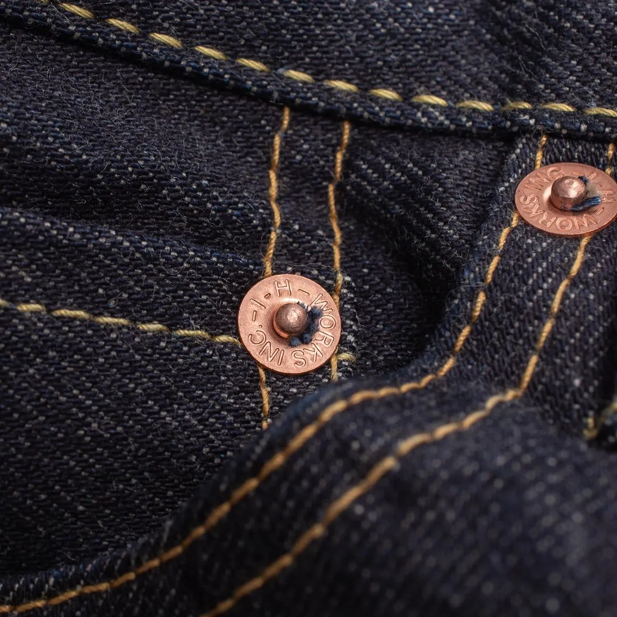 Iron Heart IH-555S-142 14oz Selvedge Denim Super Slim Cut Jeans - Indigo