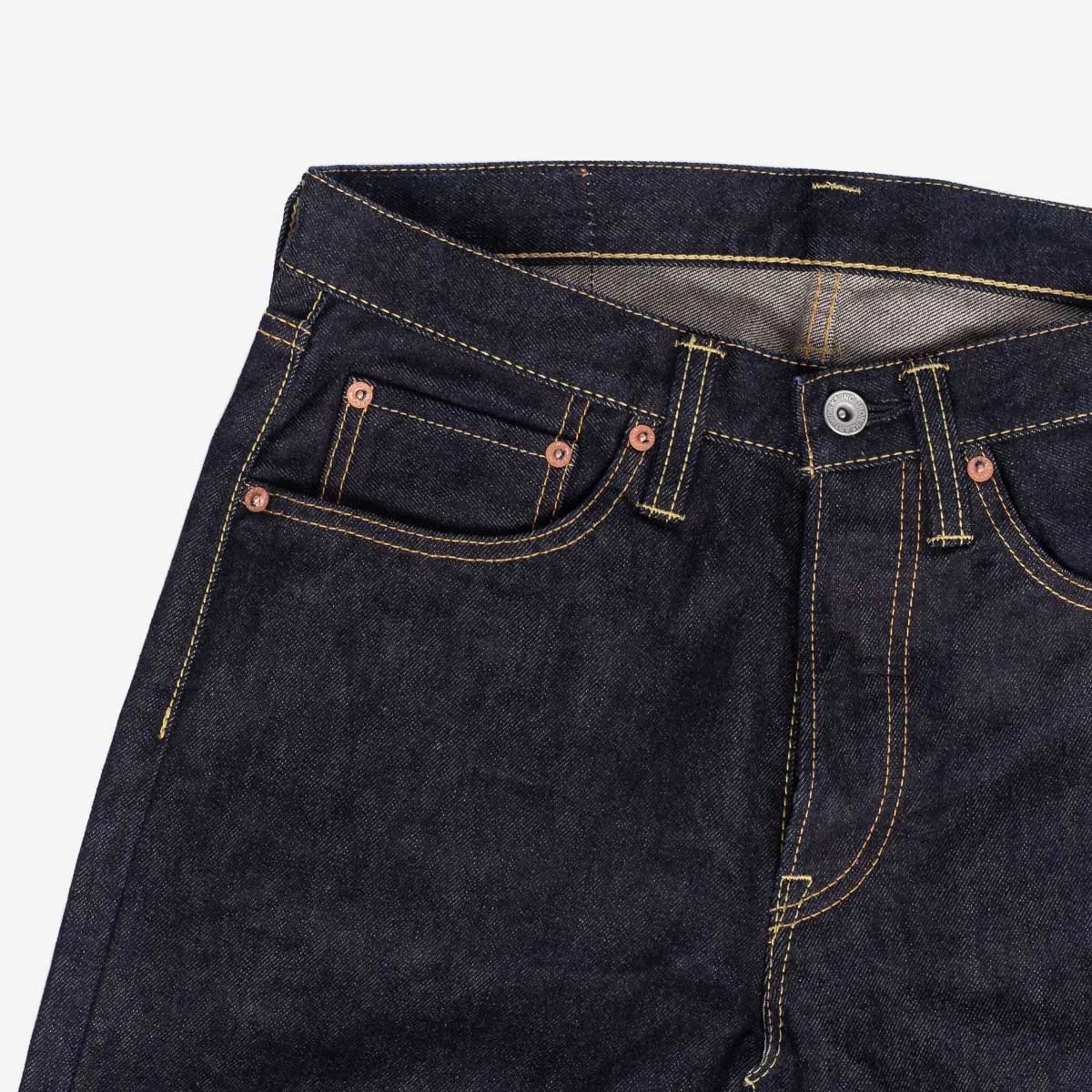 Iron Heart IH-555S-142 14oz Selvedge Denim Super Slim Cut Jeans - Indigo