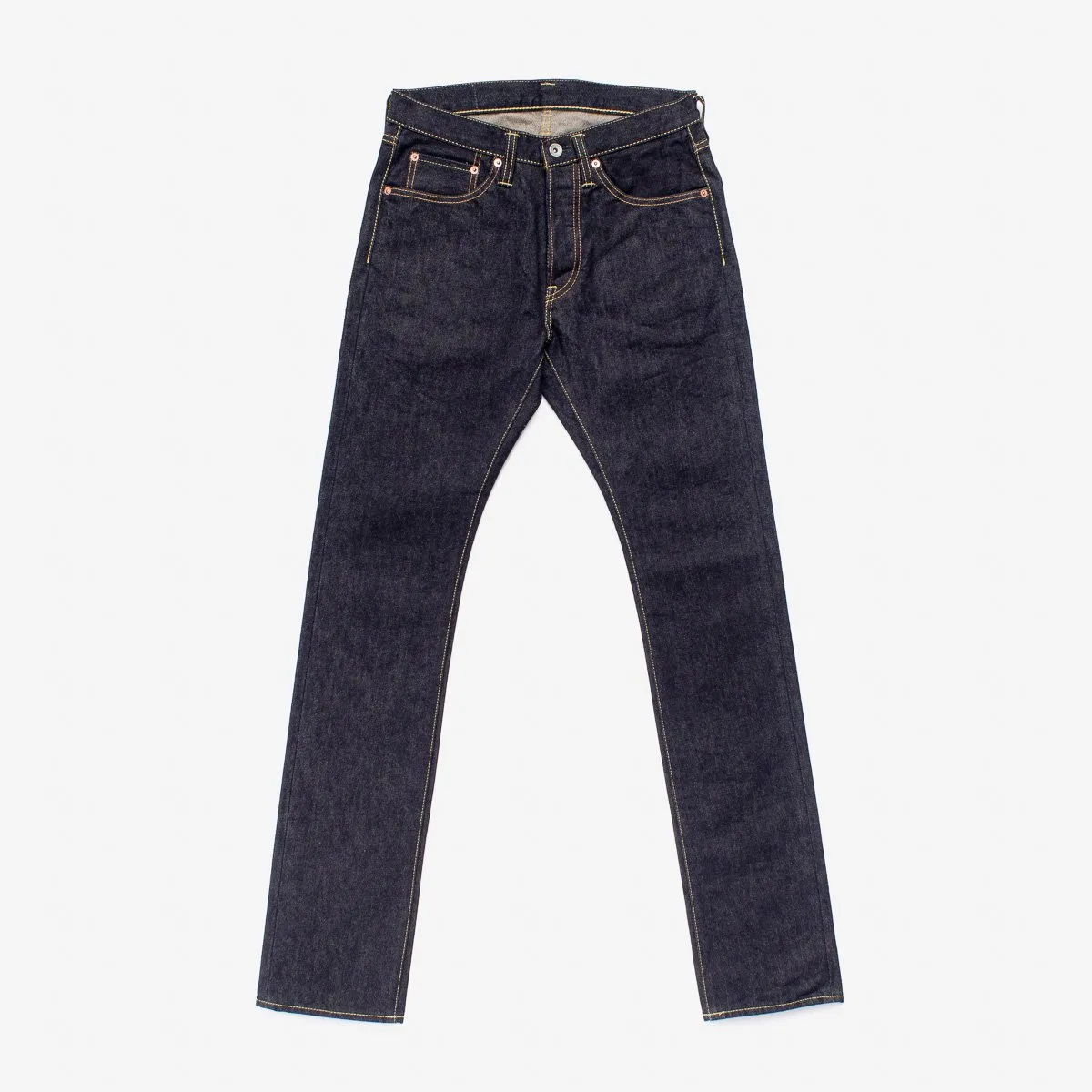 Iron Heart IH-555S-142 14oz Selvedge Denim Super Slim Cut Jeans - Indigo
