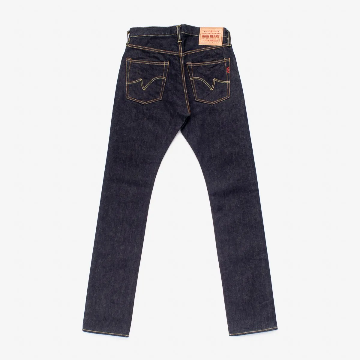 Iron Heart IH-555S-142 14oz Selvedge Denim Super Slim Cut Jeans - Indigo
