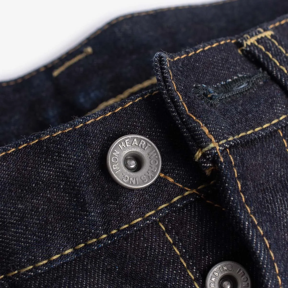 Iron Heart IH-777S-142 14oz Selvedge Denim Slim Tapered Jeans - Indigo