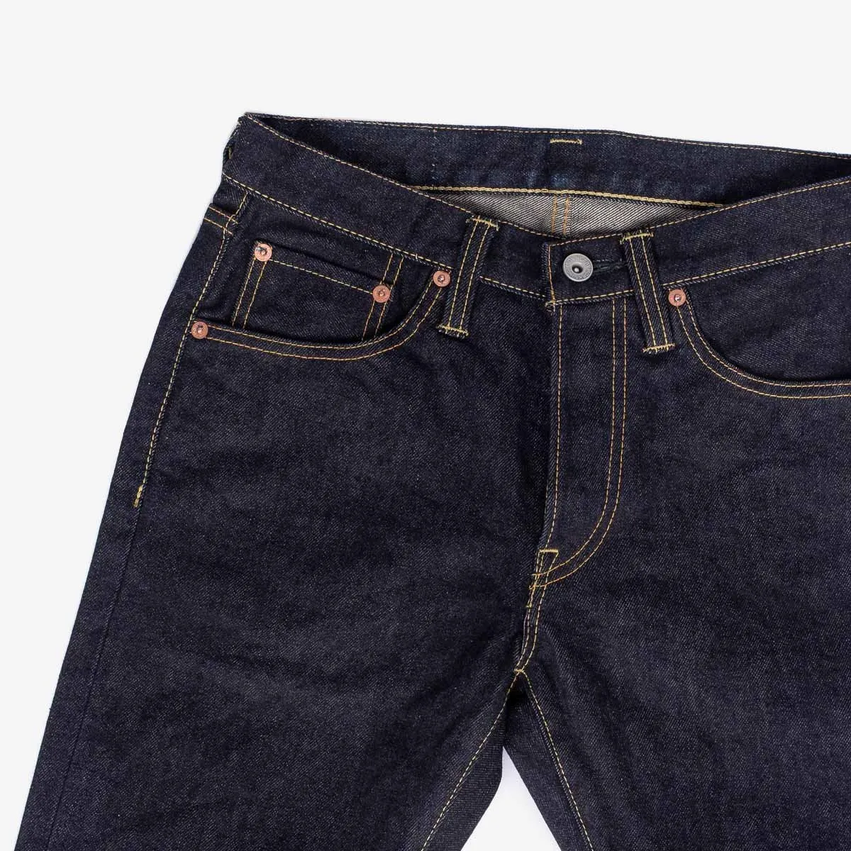 Iron Heart IH-777S-142 14oz Selvedge Denim Slim Tapered Jeans - Indigo