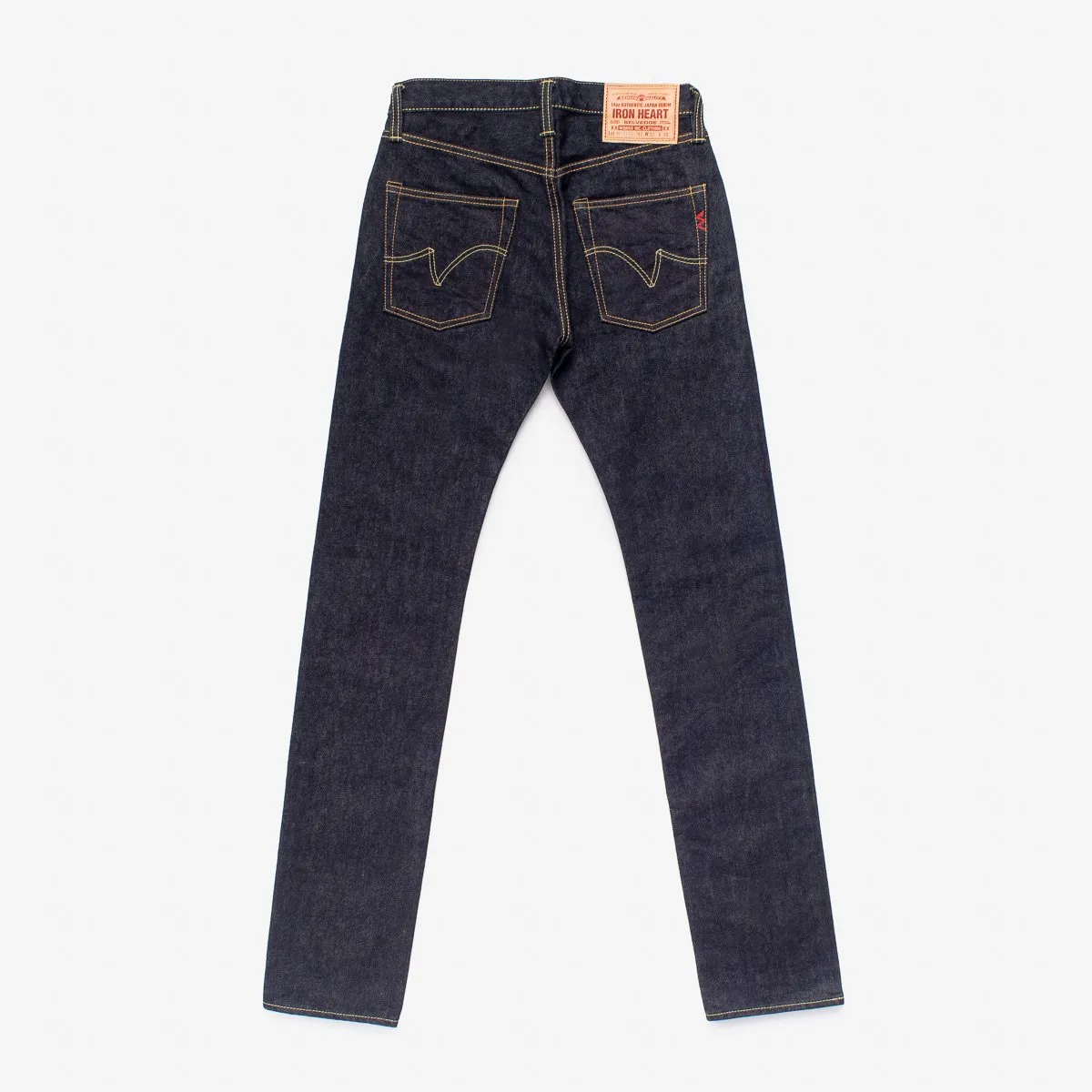 Iron Heart IH-777S-142 14oz Selvedge Denim Slim Tapered Jeans - Indigo