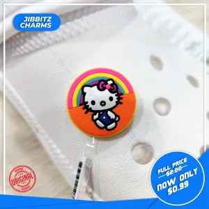 Jibbitz - Hello Kitty - Round - Orange