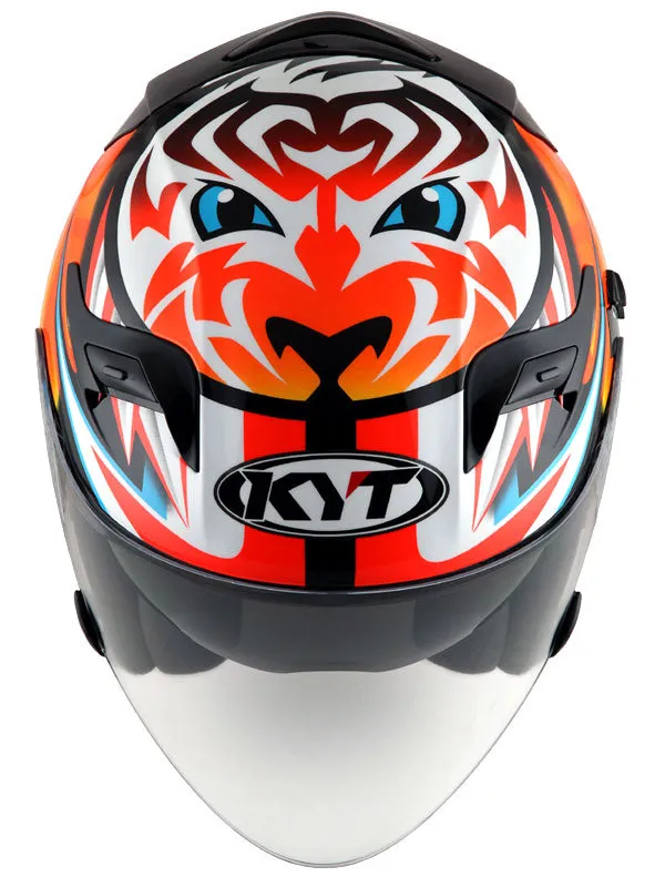 KYT Motorcycle Sunvisor Helmet AXEL BASSANI