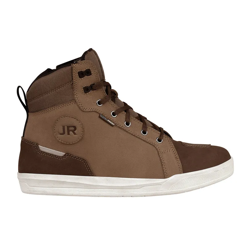 MEN'S KIRRA WATERPROOF BIKER MOTORCYCLE BOOTS BROWN-JR30400