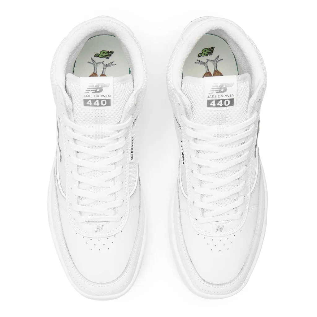 New Balance 440 High-Top Sneakers - Jake Darwin Edition, White
