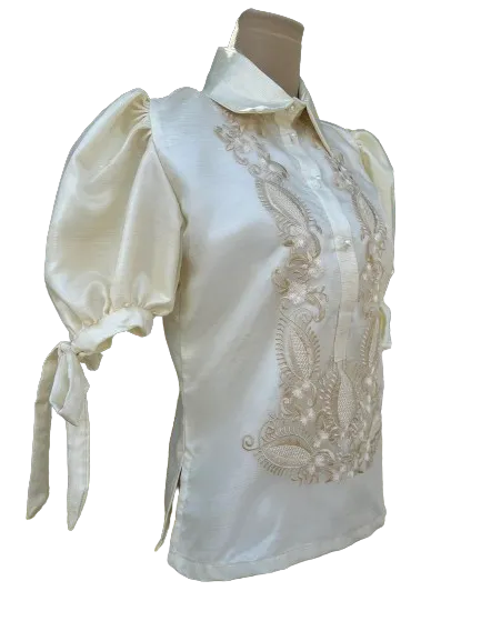 Organza Traditional Pop Sleeves Top - Rosario - JV56