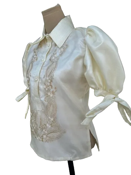Organza Traditional Pop Sleeves Top - Rosario - JV56