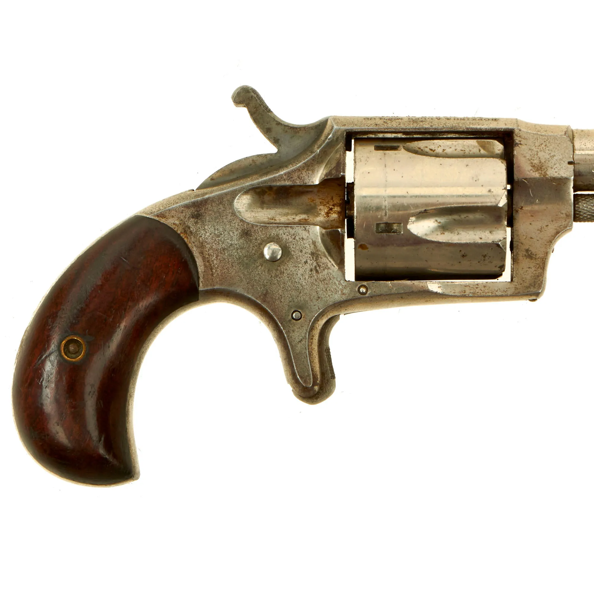 Original U.S. Hopkins & Allen "Ranger No. 2" Nickel Plated Revolver in .32 Rimfire - Matching Serial 1935