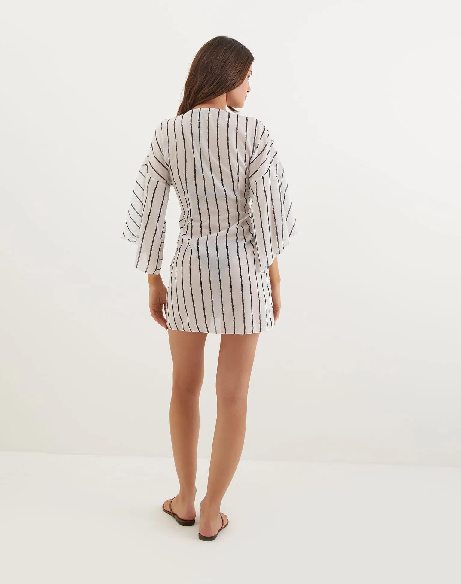 Perola Knot Short Cover Up - Serpentine