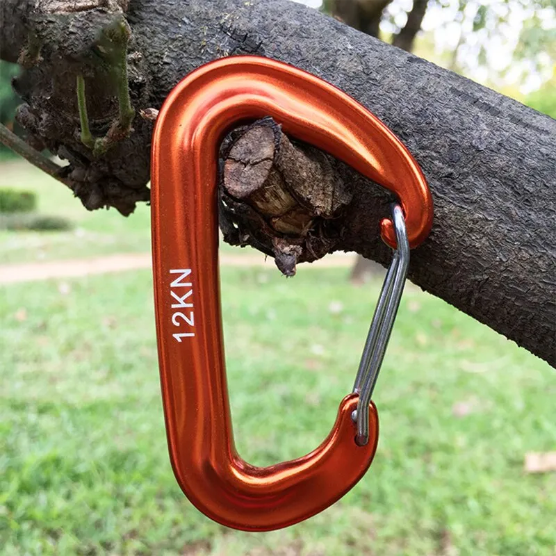 Professional Climbing Carabiner D Shape