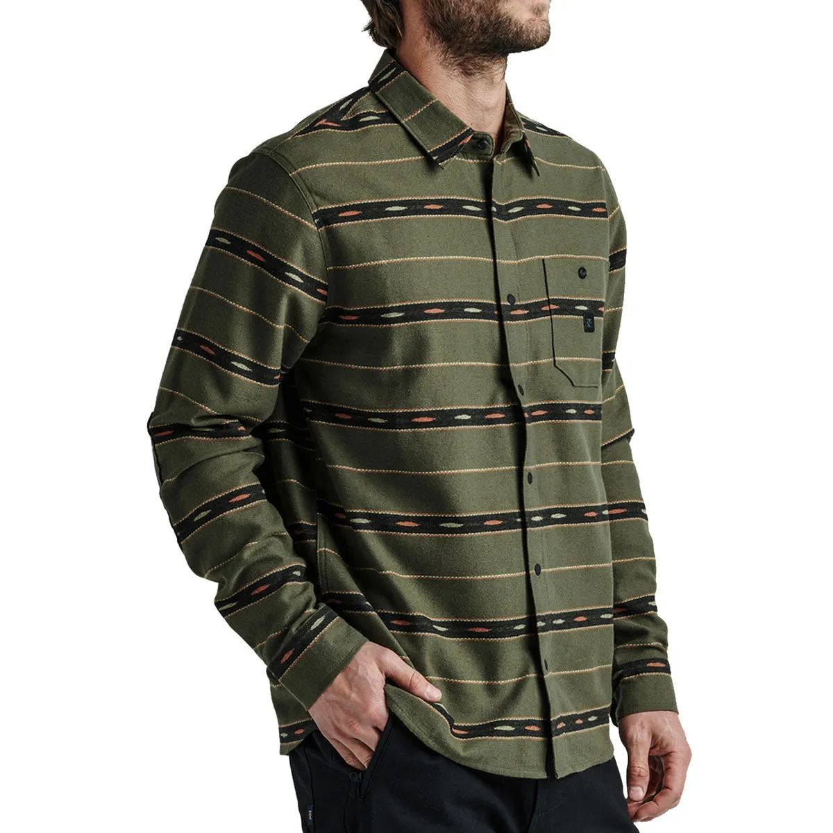 ROARK NORDSMAN FLANNEL LIGHT ANTICO  MILITARY